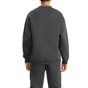 Sweat-shirt en coton 100% en gros, design de logo personnalisé, sweat-shirt surdimensionné, sweat-shirt épais, MADE BY BS 2027 - Product Image 4