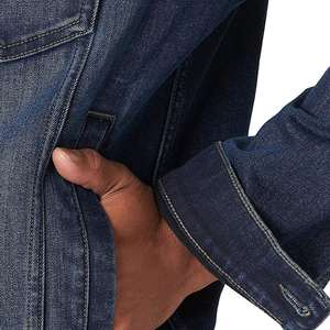 2025 printemps et automne hommes coton à manches longues col rabattu Denim veste Multi poches jean décontracté collège université veste - Product Image 4