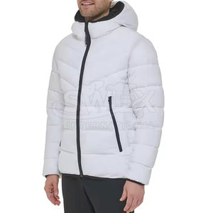 Chaqueta de invierno burbuja con capucha de poliéster de nailon superventas para hombre chaqueta de invierno burbuja con capucha hecha a medida para hombre - Product Image 4