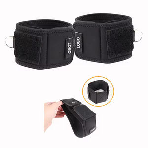 Sangles de cheville en néoprène PU de haute qualité pour les Machines à câble de gymnastique entraînement Logo personnalisé pris en charge - Product Image 4