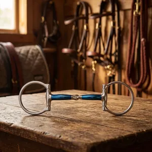 Bocado de D-ring para Caballo, de Acero Inoxidable y Cobre, Personalizado, Multitamaño, para Equitación - Product Image 6