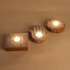 Natural wood tealight - Product Image 3