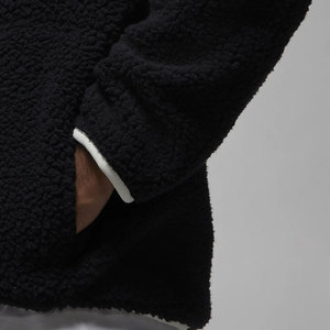 Nouveau pull tendance personnalisé en polaire 1/4 zip, pull à fermeture éclair quart de tour, pull moelleux et épais avec poches - Product Image 3