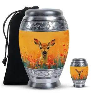 Urne funéraire américaine de style artisanal pour maman et papa - Product Image 3