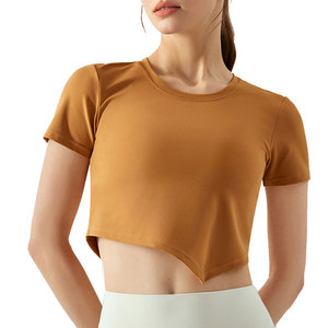 เสื้อครอปท็อปผู้หญิงใส่สบาย เนื้อผ้าระบายอากาศได้ดี เหมาะสำหรับแฟชั่นลำลอง ออกกำลังกาย และการเดินทาง - Product Image 1