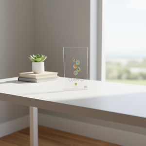 PHOTOFRAMES CLEAR's Transparent PCLEAR01VT04 Vertical <b>Plastic</b> <b>Frame</b> (13x18cm) for Bubola & Naibo - Product Image 3