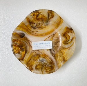 2025 mejor diseño mejor venta producto de resina vajilla servir tazón de sopa decorado frutero boda decoración cuencos - Product Image 2