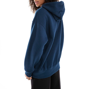 Sweatshirts en molleton surdimensionnés pour femmes, fabriqués sur mesure, avec logo imprimé DTF personnalisé, rose bébé, coupe ample, lavage à l'acide, hiver - Product Image 2