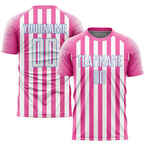เสื้อฟุตบอลคุณภาพสูง น้ำหนักเบา แห้งเร็ว ระบายอากาศได้ดี สำหรับทุกเพศ ทุกวัย แขนสั้น พิมพ์ลายแบบซับลิเมชั่น พร้อมสกรีนโลโก้ตามสั่ง - Product Image 4