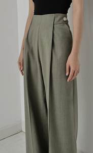 Camisa y pantalones elegantes de alta moda para mujer Euphony de cintura media con estilo minimalista para el verano - Product Image 6