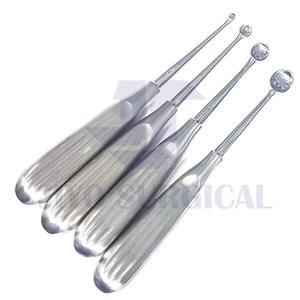 Curette en os Brun Spratt de haute qualité avec poignée dorée droite 17 Cm 26cm, approuvé CE ISO Offres Spéciales - Product Image 2