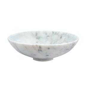 Bol en marbre fait à la main, logo personnalisé, finition de qualité supérieure, forme ronde, bol à nourriture en marbre pour les fêtes, la maison, la cuisine, le dessus de table - Product Image 5