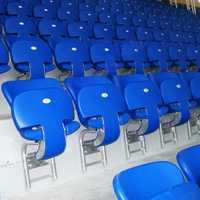 Sièges de stade Avant Sports à pointe fixe pour projets de terrains de sport extérieurs, système de gradins en niveaux, sièges VIP de stade
