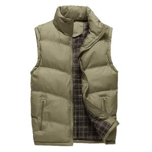 Wholesale Bulk Men's Stylish Casual Polyester Puffer Vest Custom Logo Warm Winter Layer with <b>Zipper</b> Closure <b>For</b> <b>Sale</b> - Product Image 5