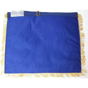 Freemason ชุดกันเปื้อนลายสก็อตสำหรับพิธีระดับ4th ผ้ากันเปื้อนลาย Masonic Lodge ผ้ากันเปื้อนสีขาวแดง - Product Image 3