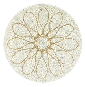 Elegant Glass <b>Beads</b> <b>Placemat</b> Unique Design Festive Mats & Pads for Weddings Parties & New Year Impresses Guests - Product Image 1