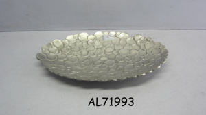 Plateaux décoratifs en fonte d'aluminium de style moderne Plats Plats CARRÉ RECTANGLE Rond OVALE pour la décoration du salon en métal et fer - Product Image 5