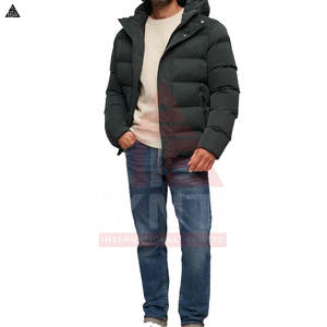 Chaqueta Acolchada de Primera Calidad al por Mayor para Hombre, Color Personalizado, Talla Grande, Abrigo Sólido Protector Cálido y Transpirable - Product Image 4