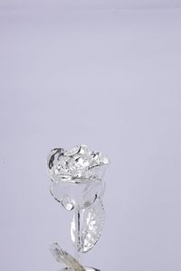 Rosa de Metal, Rosa de Acero Forjado, Flor Artificial Decorativa Plateada de Estilo Antiguo, Arte Decorativo Perfecto - Product Image 6
