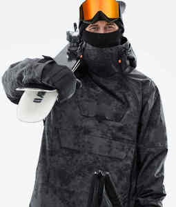 Veste de ski et de snowboard d'hiver pour homme, chauffante, coupe-vent, grande taille, imperméable, en polaire Tex, isolée, respirante, avec fermeture éclair, tailles - Product Image 1