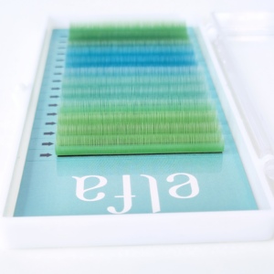 ขายส่งขนตาที่มีสีสันส่วนบุคคลธรรมชาติขนตาปลอมสี Mink สําหรับการส่งออกจํานวนมาก - Product Image 6