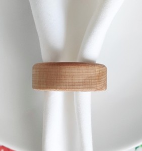 Premium Quality Wooden Napkin Ring, Boho <b>Circular</b> Napkin Ring, Kitchen Decor - Product Image 1