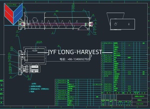 Nouvelle vis sans fin à axe simple ou double, en acier inoxydable et en acier au carbone, de haute qualité, à gravité réglable, capacité de 1 à 50 tonnes/h - Product Image 3