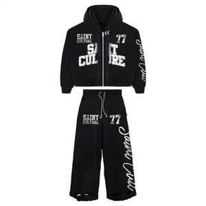 Survêtement en polaire d'hiver GemStones avec fermeture éclair et pantalon large, haute qualité, personnalisation sur tous vos besoins - Product Image 4