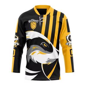Nuevo Jersey de Hockey sobre Hielo Personalizado con Logotipo Sublimado, Ecológico, Transpirable y de Secado Rápido - Product Image 1