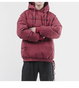 New Arrival Men's Custom All Over Digital Printed <b>Canvas</b> Front Customized Logo Padded Winter Branded Puffer <b>Jacket</b> - Product Image 1