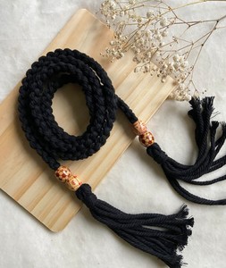 Black Rope <b>Tie</b>-<b>back</b>, Home Decor, Curtain <b>Tie</b>-<b>back</b> - Product Image 2