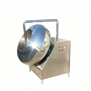 Machine à enrober les cacahuètes, les amandes et les noix de chocolat et de sucre - Product Image 4