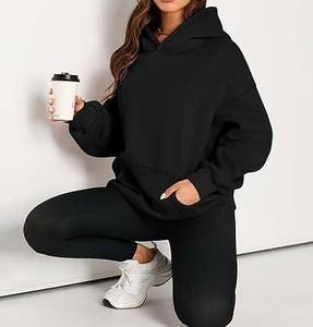 Vente en gros directe de l'industrie de la sérigraphie Sweatshirts à capuche et sweatshirts à la mode 80% 20 Sweatshirts à capuche et sweatshirts en molleton de coton - Product Image 3