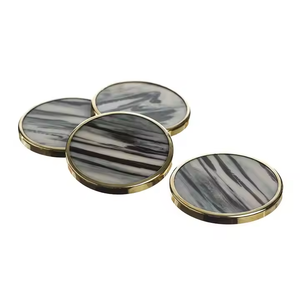 Juego de Posavasos Cuadrados Clásicos de Cuerno Natural, Utensilios de Cocina, Decoración de Mesa, Ecológicos, No Tóxicos, Artesanía de Saniya Handicraft - Product Image 4