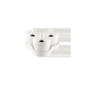 Bonami Yonca 7-Piece Modern Design Porcelain <b>Spice</b> Set and Stand Stylish Kitchen Organizer Countertop <b>Spice</b> <b>Jar</b> - Product Image 1