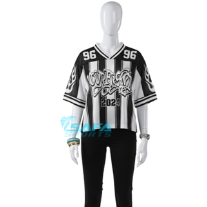 เสื้อแฟนฟุตบอลอเมริกัน ผลิตในปากีสถาน เสื้อฟุตบอลระบายอากาศ เสื้อเปล่า เสื้อแฟนคลับแบบใหม่สั่งทำได้ - Product Image 6