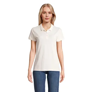 Polo bio Planet Woman, merchandising durable, vêtements promotionnels écologiques - Product Image 2