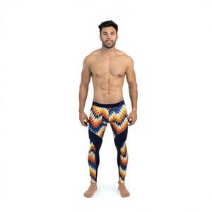 Pantalon de compression à séchage rapide pour hommes, collants de course à pied, de gymnastique, d'entraînement sportif - Product Image 1