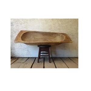 Tazón de Madera Rústico sin Acabado para Masa, de Gran Capacidad, Tallado a Mano, para Manualidades y Exhibición Floral de Temporada - Product Image 1