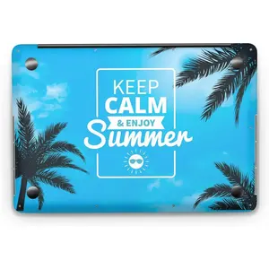Ensemble d'autocollants pour ordinateur portable sur le thème de l'été, design « Keep Calm », couverture de boîtier maître-oeuvre - Product Image 1