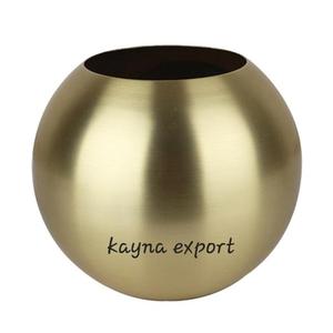 Vase à fleurs en métal décoratif d'intérieur en fer plaqué laiton pour la décoration intérieure et extérieure à un prix raisonnable Vases en métal - Product Image 6