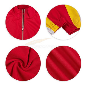 Ropa deportiva para mujer, conjunto de chándal de dos piezas con chaqueta y pantalones con cremallera, mezcla de algodón cómoda para uso diario - Product Image 5