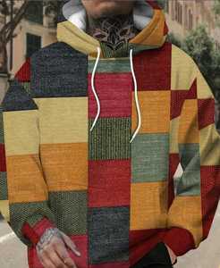 Premium Men's Pullover Hoodie Ultra Cozy 100% Cotton Embroidered Beaded Plain Dyed with Digital Printing Customized Winter - Product Image 1