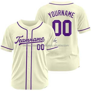 Conjuntos de uniformes de béisbol personalizables de alta calidad última ropa deportiva al por mayor transpirable hecho a pedido - Product Image 1