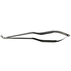 กรรไกรตัดเส้นเลือดฝอยตาแบบใช้ซ้ำได้ ยี่ห้อ Castroviejo Yasargil สีเงิน สำหรับการผ่าตัดขนาดเล็ก ได้รับการรับรองมาตรฐาน CE ISO13485 ระดับ Class I - Product Image 1