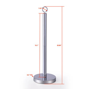 ที่วางกระดาษทิชชูแบบตั้งพื้นทันสมัยใช้ในห้องครัวที่บ้านแบบอิสระเป็นมิตรต่อสิ่งแวดล้อมกระดาษทิชชูโลหะตั้งห้องน้ำ - Product Image 1