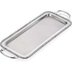 Bandeja de servicio de acero inoxidable de alto rendimiento para exhibir creaciones culinarias en hogares, restaurantes y salones de banquetes - Product Image 2