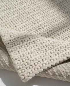 Alfombras Modernas de Lana Natural, Tejidas a Mano, con Diseño de Bucle, Alfombras de Lana Hechas a Mano con Diseño de Bucle para Sala de Estar - Product Image 1