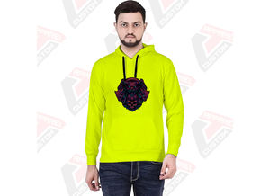 Sudadera con capucha para hombre Premium Ultra acogedora y cómoda 100% algodón bordado liso teñido con impresión Digital para invierno - Product Image 5