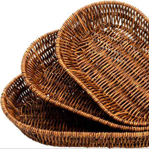 Cesta de Almacenamiento de Ratán Vietnamita a Precio Económico, Contenedor de Alimentos para Cocina, Ecológico para Decoración del Hogar, Estilo Vintage de Gran Tamaño - Product Image 1